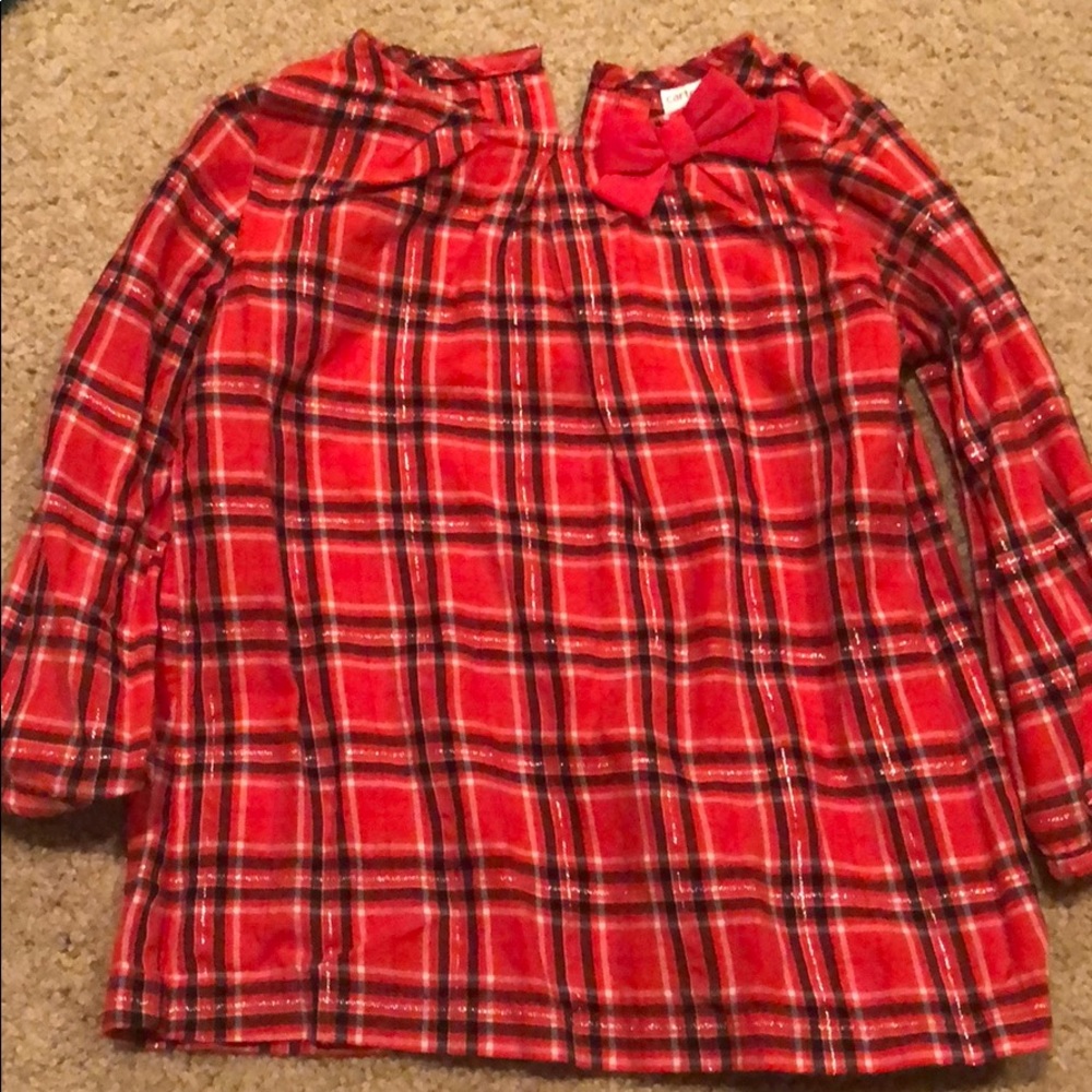 Red plaid shirt